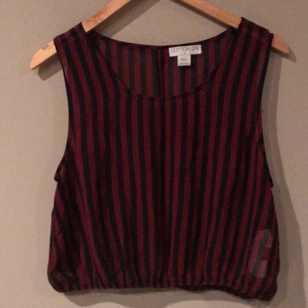 Cotton On Sheer Crop Top